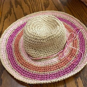 Women’s crochet sunhat multicolor